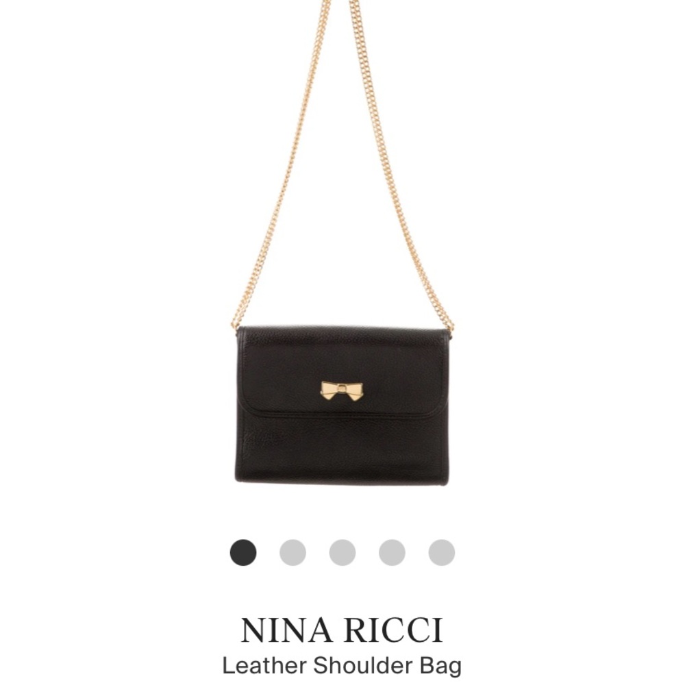 Nina Ricci black leather purse (authentic)
